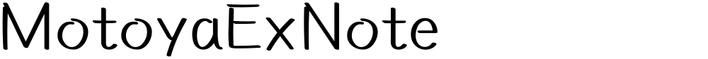 MotoyaExNote