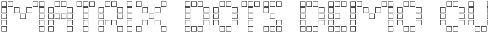 Matrix Dots Demo Outline