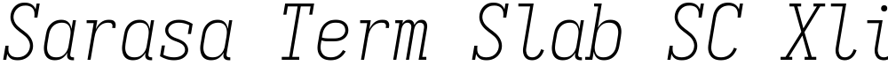 Sarasa Term Slab SC Xlight