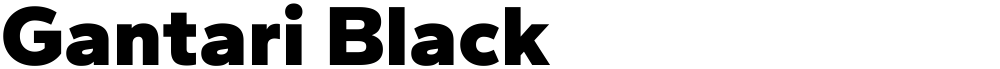 Gantari Black