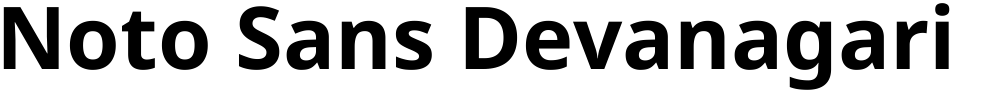 Noto Sans Devanagari