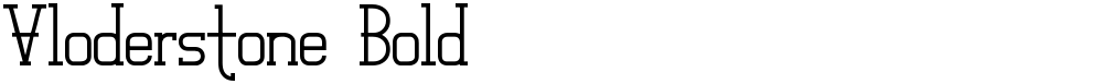Vloderstone Bold