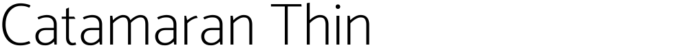 Catamaran Thin