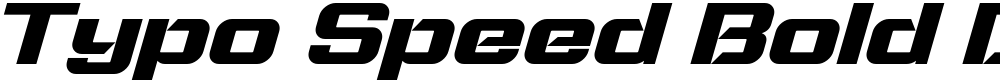 Typo Speed Bold Demo