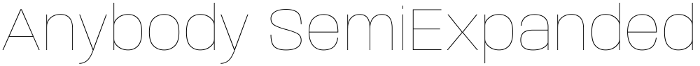 Anybody SemiExpanded Thin
