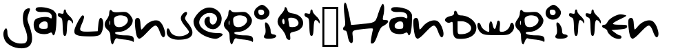 Saturnscript_Handwritten