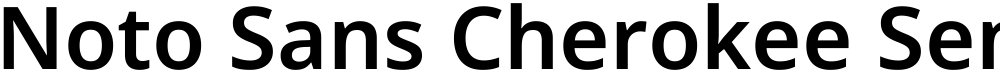 Noto Sans Cherokee SemiBold