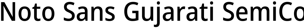 Noto Sans Gujarati SemiCondensed Medium