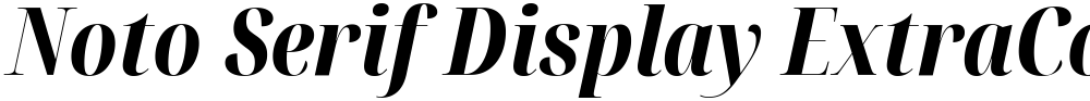 Noto Serif Display ExtraCondensed ExtraBold