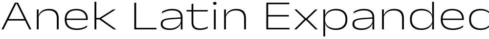 Anek Latin Expanded ExtraLight