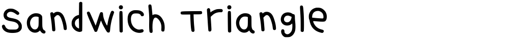 Sandwich Triangle