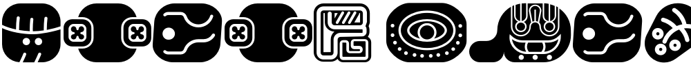 mayan glyphs fill