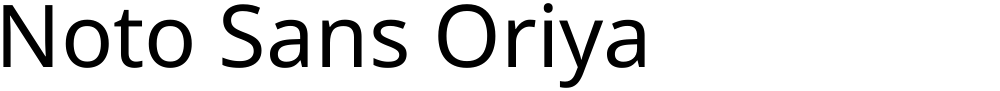 Noto Sans Oriya