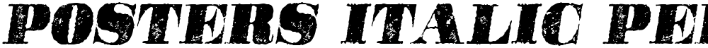 POSTERS ITALIC PERSONAL USE