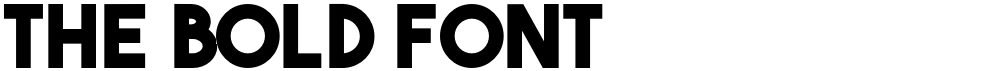 The Bold Font
