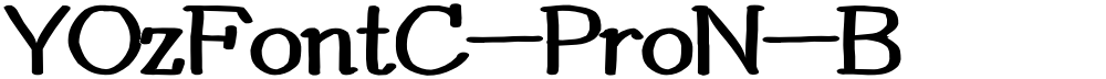 YOzFontC-ProN-B