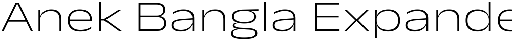 Anek Bangla Expanded ExtraLight