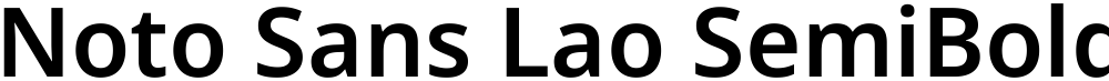 Noto Sans Lao SemiBold