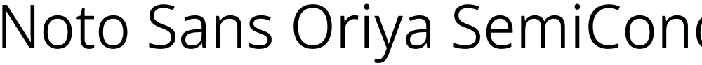 Noto Sans Oriya SemiCondensed Light