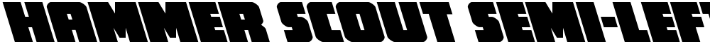 Hammer Scout Semi-Leftalic