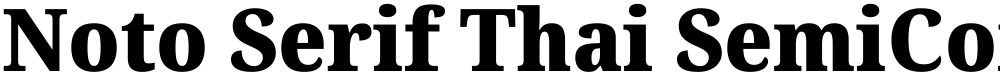 Noto Serif Thai SemiCondensed Black