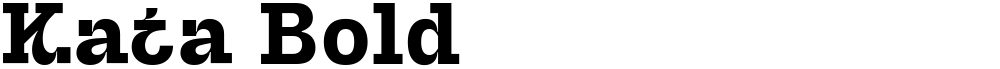 Kata Bold