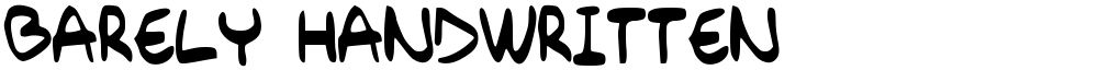 Barely_Handwritten