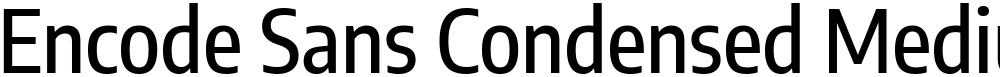 Encode Sans Condensed Medium