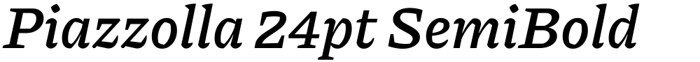 Piazzolla 24pt SemiBold