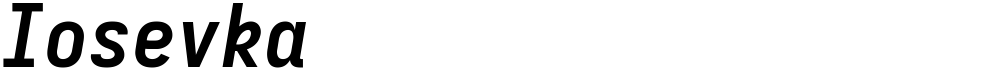 Iosevka
