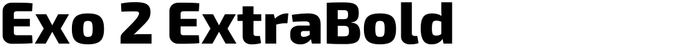 Exo 2 ExtraBold