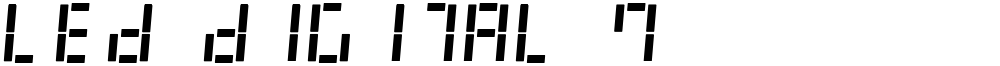 LED Digital 7