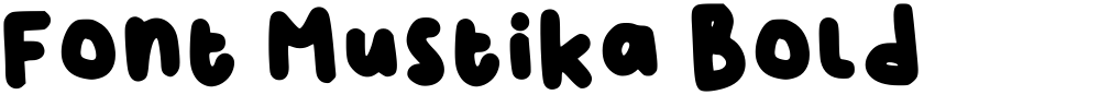 Font Mustika Bold