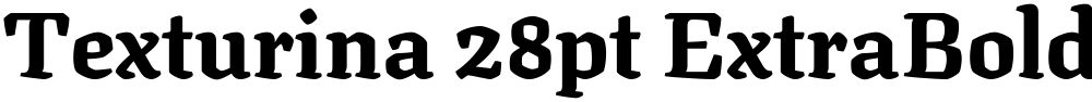 Texturina 28pt ExtraBold