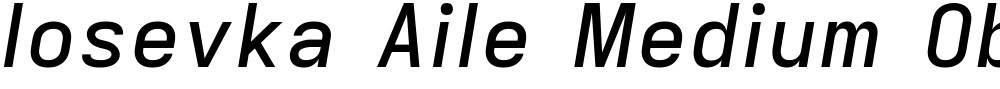 Iosevka Aile Medium Oblique