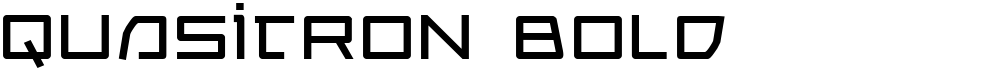 Quasitron Bold