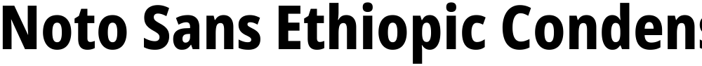 Noto Sans Ethiopic Condensed ExtraBold