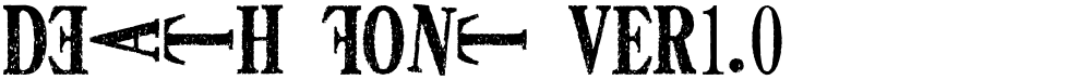 DEATH FONT ver1.0