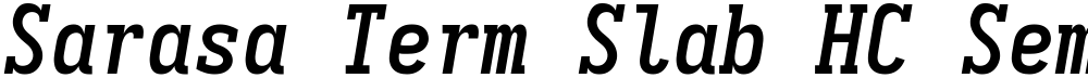 Sarasa Term Slab HC Semibold