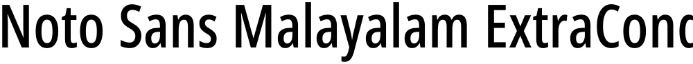Noto Sans Malayalam ExtraCondensed Medium
