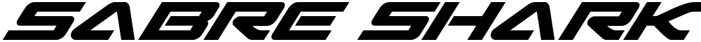 Sabre Shark Bold Italic