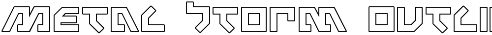 Metal Storm Outline
