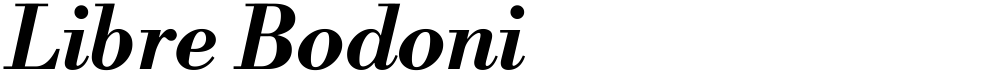 Libre Bodoni