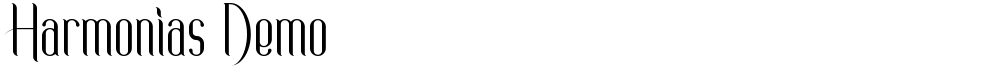 Harmonias Demo