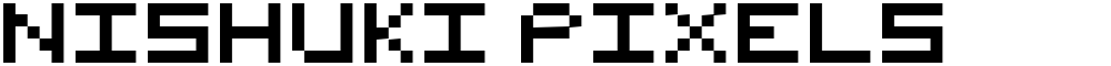 Nishuki pixels