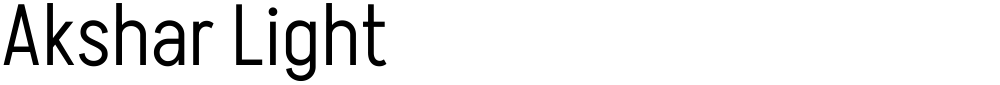 Akshar Light