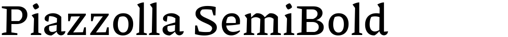 Piazzolla SemiBold