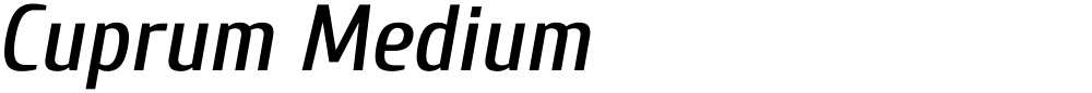 Cuprum Medium