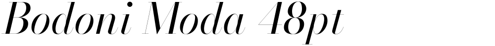 Bodoni Moda 48pt