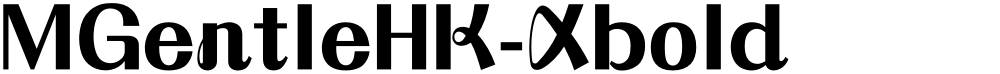 MGentleHK-Xbold